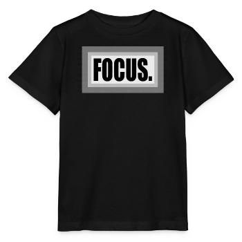 Fokus auf das Rauschen – Typografiedesign - Stanley/Stella Kinder T-Shirt MINI CREATOR  - Schwarz - Vorne - Mikhail (115cm)