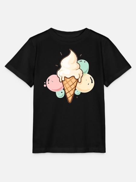 Kugel Für Kugel Glücklich - Stanley/Stella Kinder T-Shirt MINI CREATOR - Schwarz
