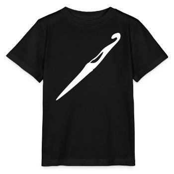 Crochet Crochet Hook Gift - Stanley/Stella MINI CREATOR Kids’ T-Shirt - black - Front - Mikhail (115cm)
