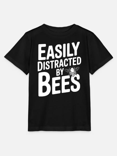 Leicht von Bienen ablenken lassen - Stanley/Stella Kinder T-Shirt MINI CREATOR  - Schwarz