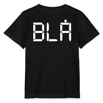 Blau - LCD - Stanley/Stella Kinder T-Shirt MINI CREATOR  - Schwarz - Vorne - Mikhail (115cm)