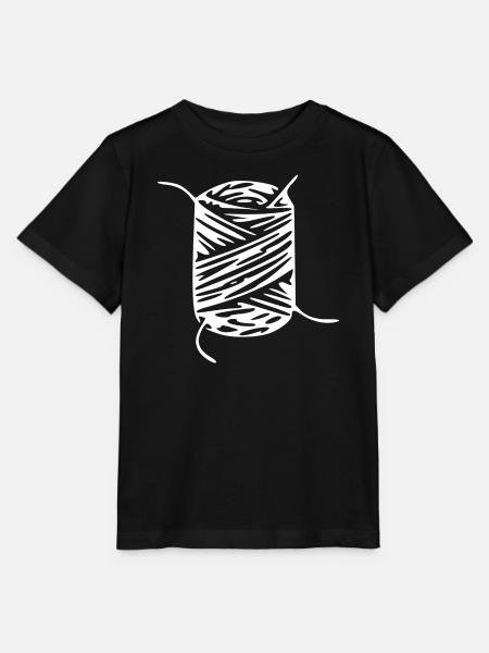Handarbeit stricken häkeln Geschenk   - Stanley/Stella Kinder T-Shirt MINI CREATOR  - Schwarz