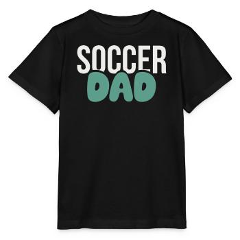 Soccer Dad Bold Style  - Stanley/Stella MINI CREATOR Kids’ T-Shirt - black - Front - Mikhail (115cm)