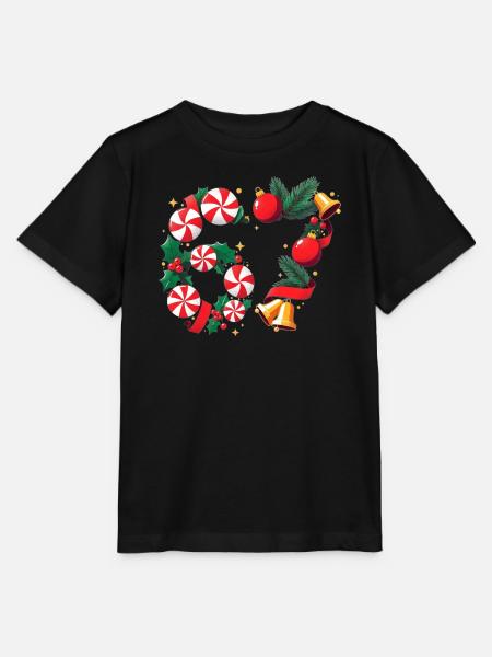 Pfefferminzkranz Weihnachtsstimmung - Stanley/Stella Kinder T-Shirt MINI CREATOR  - Schwarz