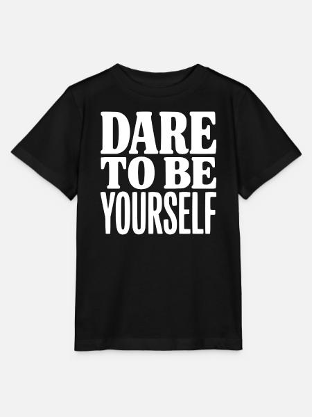 Wage es, du selbst zu sein - Stanley/Stella Kinder T-Shirt MINI CREATOR - Schwarz