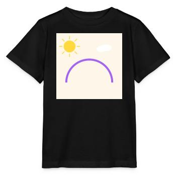Lila Schleife in wenig Sonne - Stanley/Stella Kinder T-Shirt MINI CREATOR  - Schwarz - Vorne - Mikhail (115cm)