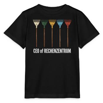 IT Support Wheel of Fortune Service Desk IT Helpdesk Nerd - Stanley/Stella MINI CREATOR Kids’ T-Shirt - black - Front - Mikhail (115cm)