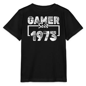 Gamer 1973 - Stanley/Stella MINI CREATOR Kids’ T-Shirt - black - Front - Mikhail (115cm)