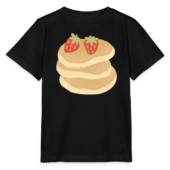 Strawberry Pancake Stack - Stanley/Stella MINI CREATOR Kids’ T-Shirt - black - Front - Mikhail (115cm)