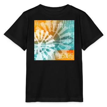 Balearic Islands Tie-Dye - Stanley/Stella MINI CREATOR Kids’ T-Shirt - black - Front - Mikhail (115cm)