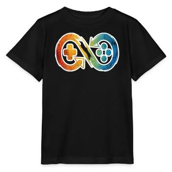 Invinity Controller - Stanley/Stella MINI CREATOR Kids’ T-Shirt - black - Front - Mikhail (115cm)