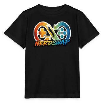 NerdSwap Gaming Merch - Stanley/Stella MINI CREATOR Kids’ T-Shirt - black - Front - Mikhail (115cm)