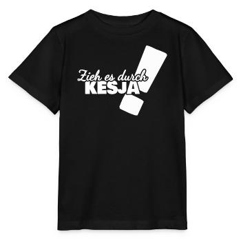Kesja als Durchhalten - Stanley/Stella Kinder T-Shirt MINI CREATOR  - Schwarz - Vorne - Mikhail (115cm)