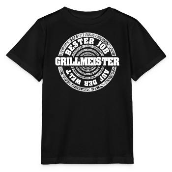 Profession: Grill Master - Stanley/Stella MINI CREATOR Kids’ T-Shirt - black - Front - Mikhail (115cm)