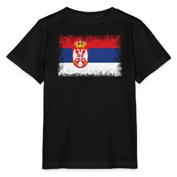 Country Serbia - Stanley/Stella MINI CREATOR Kids’ T-Shirt - black - Front - Mikhail (115cm)