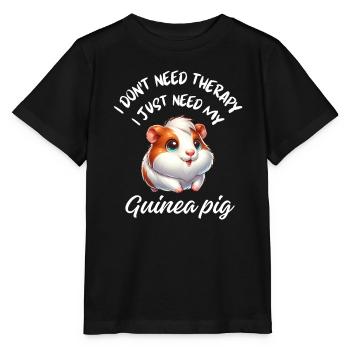 Guinea Pig Therapy - Stanley/Stella MINI CREATOR Kids’ T-Shirt - black - Front - Mikhail (115cm)