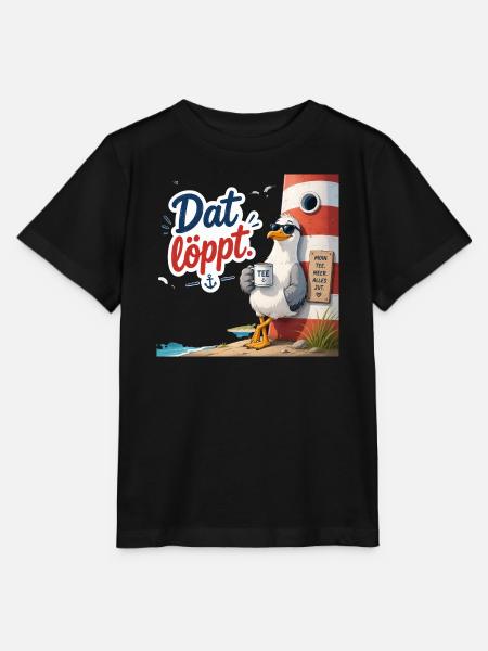 Dat löppt - Stanley/Stella Kinder T-Shirt MINI CREATOR - Schwarz
