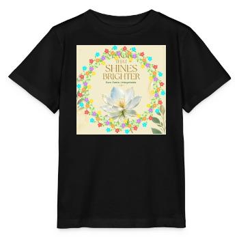 Blossom Ring Brilliance of Light - Stanley/Stella MINI CREATOR Kids’ T-Shirt - black - Front - Mikhail (115cm)