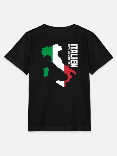 Italien Auswandern - Stanley/Stella Kinder T-Shirt MINI CREATOR - Schwarz