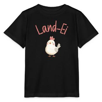 Country Bumpkin Chicken Country Life Village Kid - Stanley/Stella MINI CREATOR Kids’ T-Shirt - black - Front - Mikhail (115cm)
