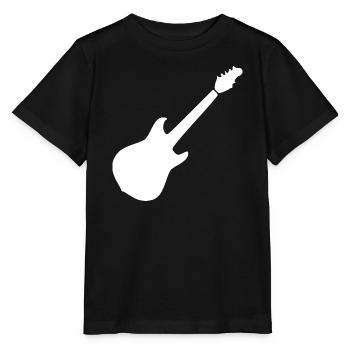 Gitarre Musik Geschenk Musiker - Stanley/Stella Kinder T-Shirt MINI CREATOR  - Schwarz - Vorne - Mikhail (115cm)