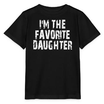 Family Favorites Gifts & more I'm The Favorite Dau - Stanley/Stella MINI CREATOR Kids’ T-Shirt - black - Front - Mikhail (115cm)