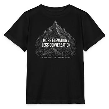 More Elevation Hiking - Stanley/Stella MINI CREATOR Kids’ T-Shirt - black - Front - Mikhail (115cm)