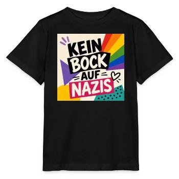 Kein bock auf n - Stanley/Stella Kinder T-Shirt MINI CREATOR  - Schwarz - Vorne - Mikhail (115cm)