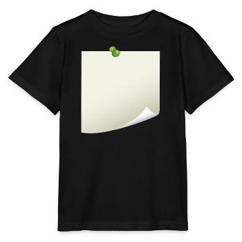 Post-it Zettel - Stanley/Stella Kinder T-Shirt MINI CREATOR  - Schwarz - Vorne - Mikhail (115cm)