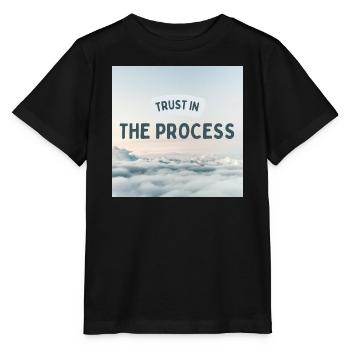 Trust In The Process Inspirational Quote Design - Stanley/Stella MINI CREATOR Kids’ T-Shirt - black - Front - Mikhail (115cm)