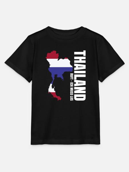 Thailand Auswandern - Stanley/Stella Kinder T-Shirt MINI CREATOR - Schwarz