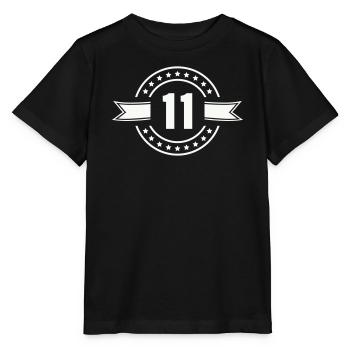 11_zahl - Stanley/Stella MINI CREATOR Kids’ T-Shirt - black - Front - Mikhail (115cm)