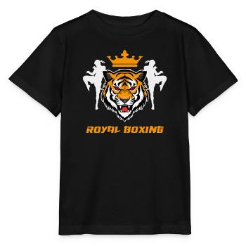 Boxing Muay Thai Tiger Fighter - Stanley/Stella MINI CREATOR Kids’ T-Shirt - black - Front - Mikhail (115cm)