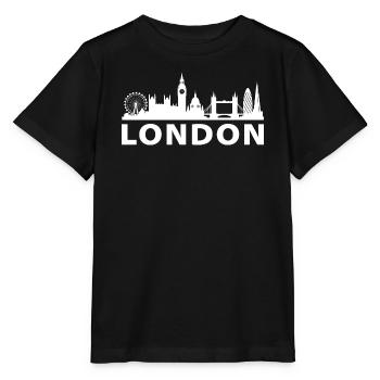 London Skyline - Stanley/Stella MINI CREATOR Kids’ T-Shirt - black - Front - Mikhail (115cm)