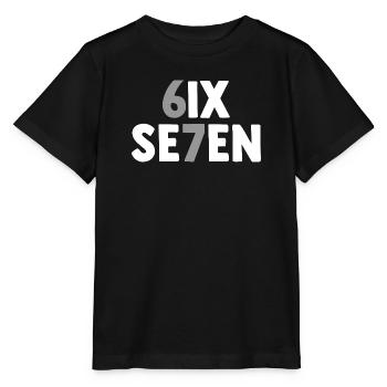 Six Seven - 67 - Typo - Meme - Basketball - 6-7 - Stanley/Stella MINI CREATOR Kids’ T-Shirt - black - Front - Mikhail (115cm)