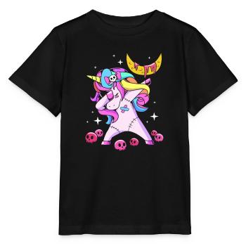 Pastel Gothic - Stanley/Stella MINI CREATOR Kids’ T-Shirt - black - Front - Mikhail (115cm)