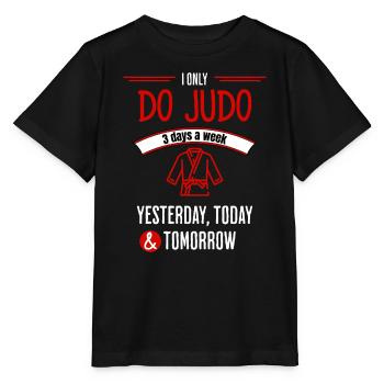 Lustiges Judo-Zitat - Stanley/Stella Kinder T-Shirt MINI CREATOR  - Schwarz - Vorne - Mikhail (115cm)