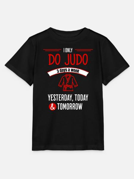 Lustiges Judo-Zitat - Stanley/Stella Kinder T-Shirt MINI CREATOR - Schwarz