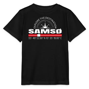 Samsø - Stanley/Stella Kinder T-Shirt MINI CREATOR  - Schwarz - Vorne - Mikhail (115cm)