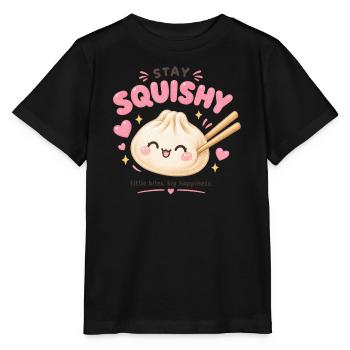 stay squishy - little bites. big happines - Stanley/Stella Kinder T-Shirt MINI CREATOR  - Schwarz - Vorne - Mikhail (115cm)