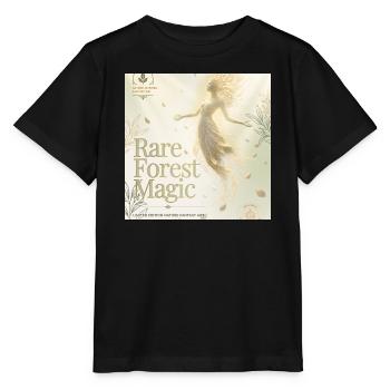 Rare Forest Magic - Stanley/Stella MINI CREATOR Kids’ T-Shirt - black - Front - Mikhail (115cm)