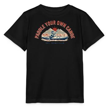 Paddle Your Own Canoe Vintage - Stanley/Stella MINI CREATOR Kids’ T-Shirt - black - Front - Mikhail (115cm)