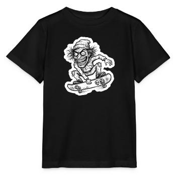 Crazy Skater Sketch - Urban Art - Stanley/Stella MINI CREATOR Kids’ T-Shirt - black - Front - Mikhail (115cm)
