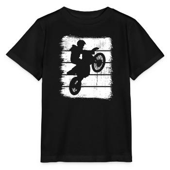 Motocross - Stanley/Stella MINI CREATOR Kids’ T-Shirt - black - Front - Mikhail (115cm)