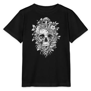 Pilzschädelgarten - Stanley/Stella Kinder T-Shirt MINI CREATOR  - Schwarz - Vorne - Mikhail (115cm)