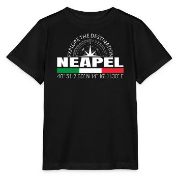 Neapel - Stanley/Stella Kinder T-Shirt MINI CREATOR  - Schwarz - Vorne - Mikhail (115cm)