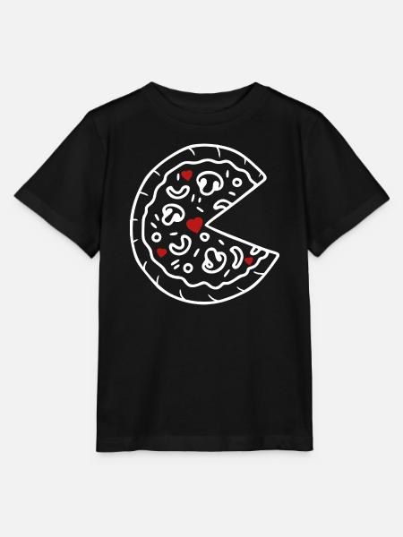 Daddy Pizza - Stanley/Stella Kinder T-Shirt MINI CREATOR - Schwarz