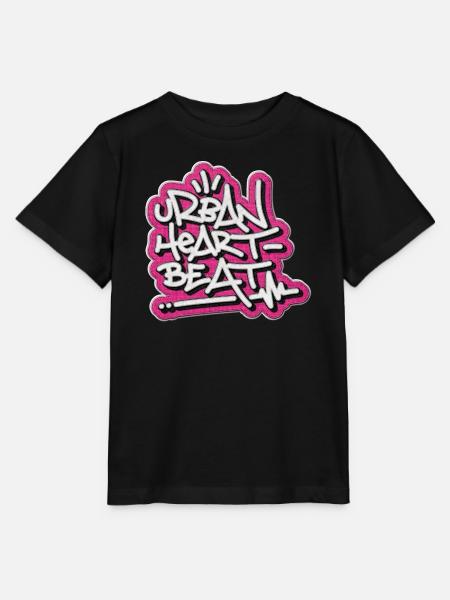 Urban Heartbeat Graffiti - Stanley/Stella Kinder T-Shirt MINI CREATOR - Schwarz