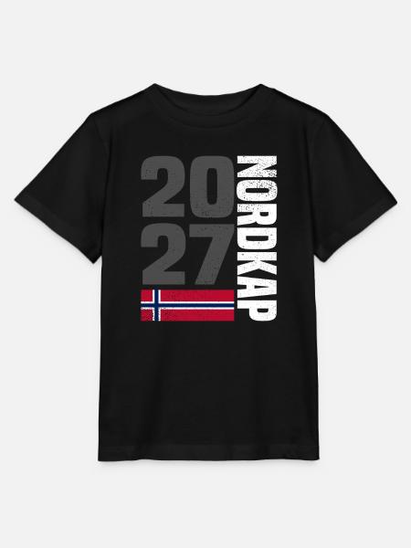 Norwegen Nordkap 2027 - Stanley/Stella Kinder T-Shirt MINI CREATOR  - Schwarz