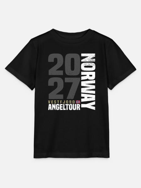 Norwegen Vestfjord Angeltour 2027 - Stanley/Stella Kinder T-Shirt MINI CREATOR - Schwarz